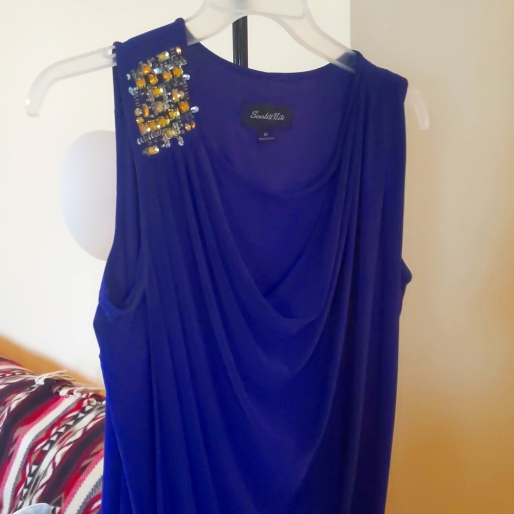 Royal Blue Cocktail Dress